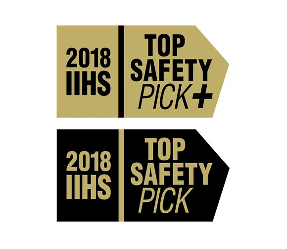 safety award iihs top safety pick logo 2018