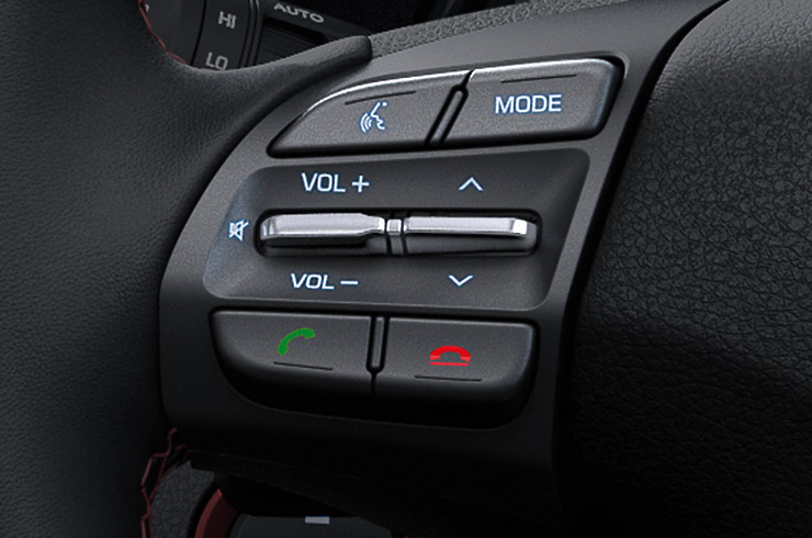 Steering wheel mounted controls