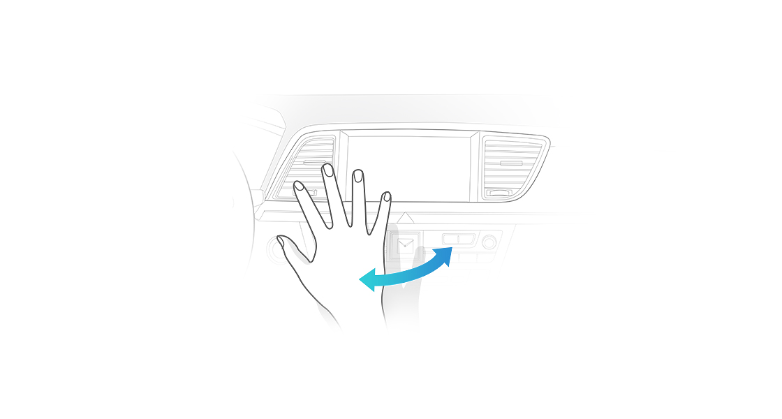 illustration of a hand for Motion Recognition