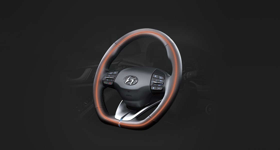 Heated steering wheel