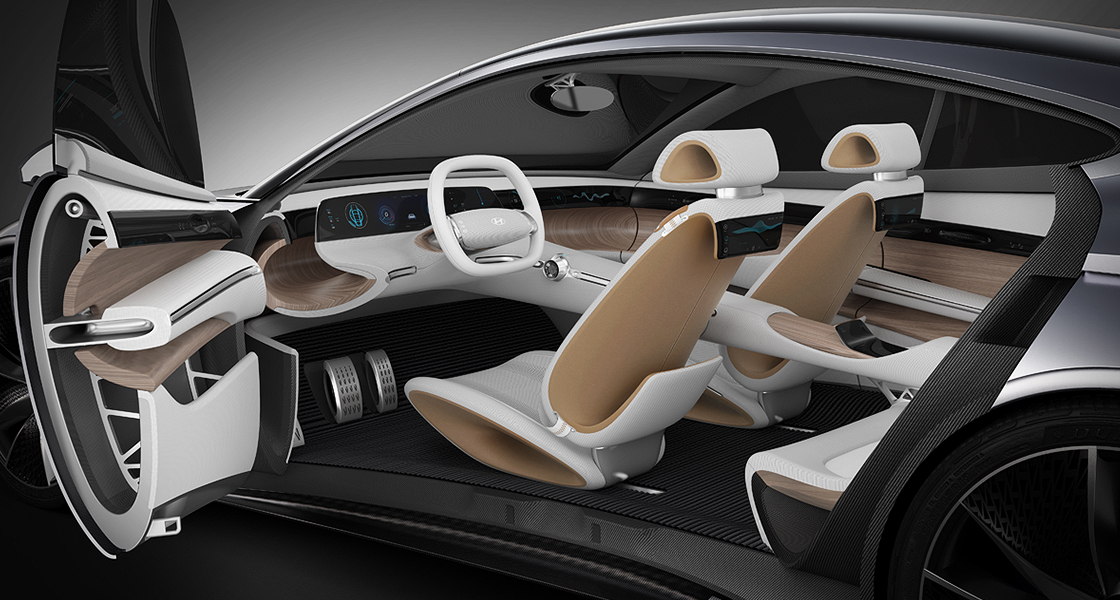 concept car, 2018 le fil interior side