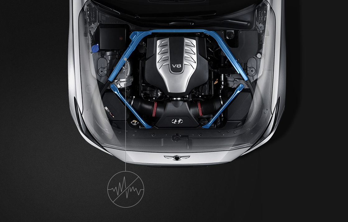 Powertrains seen through a transparent bonnet