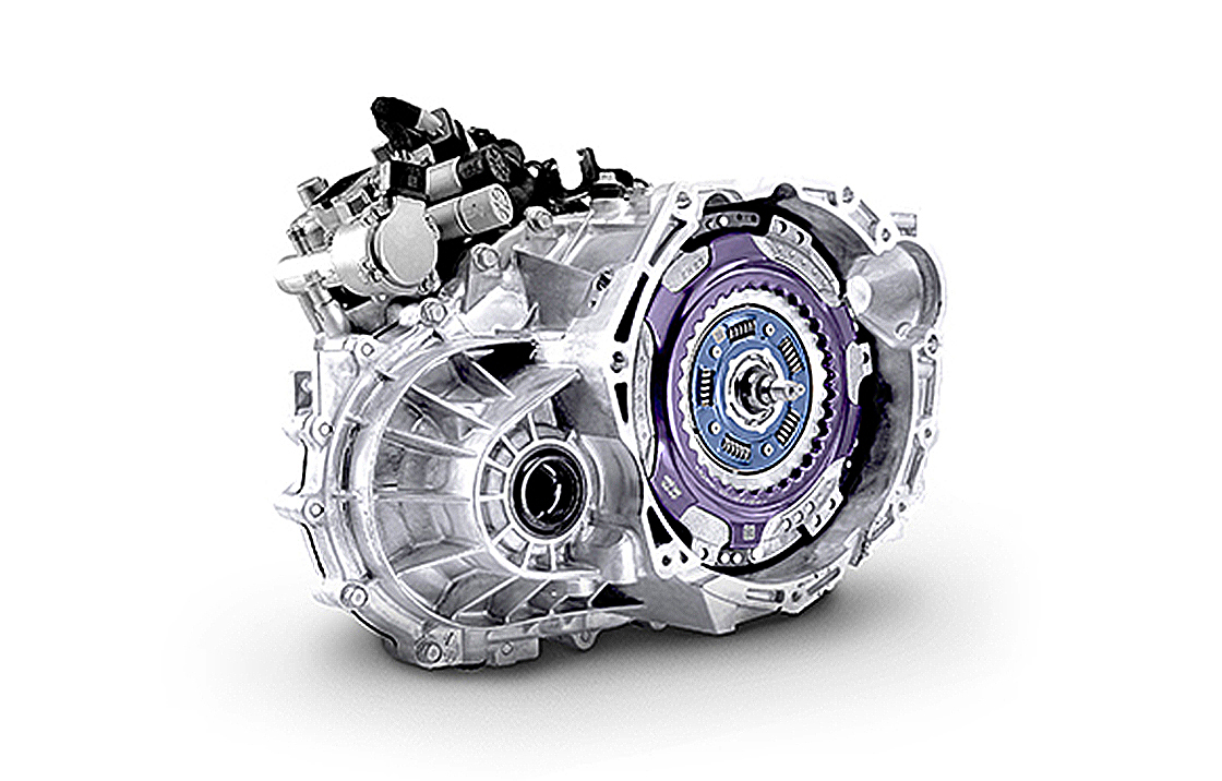 Closer view of 7-speed Double clutch