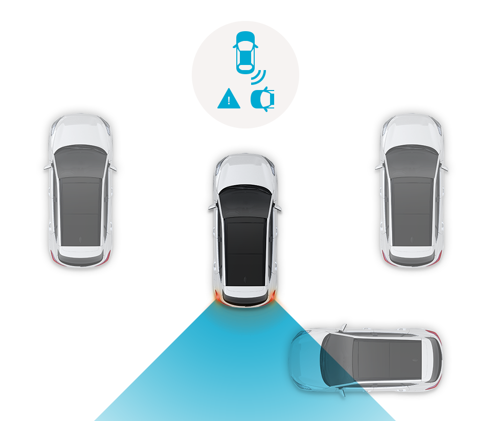 Rear-Cross Traffic Collision Warning (RCCW) image